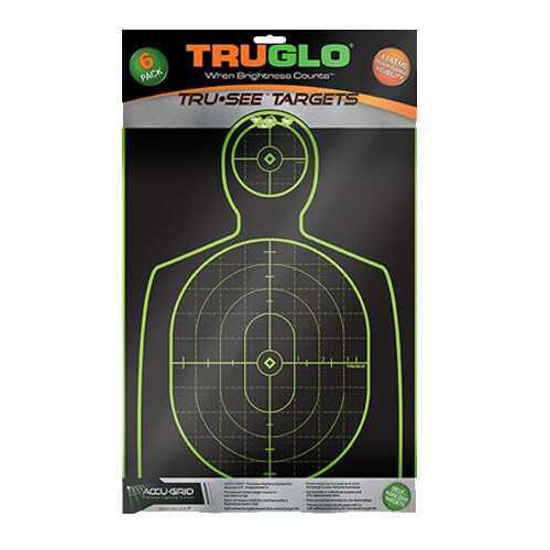 Truglo Handgun Target 12x18" 6 Pack TG13A6