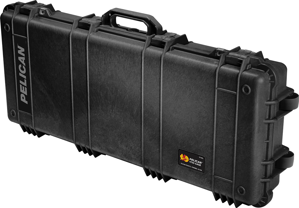 Pelican 1700 Protect Case Black Hard 35.75X13.75X5.25 1700-000-110