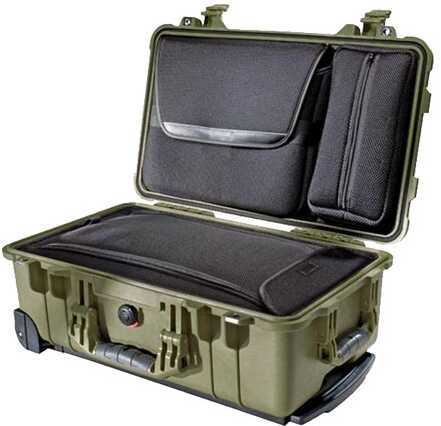 Pelican 1510 Hard Case Wl/Luggage Insert, OD Green 1510-006-130