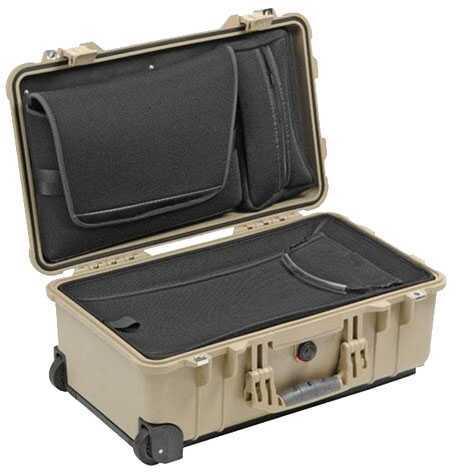 Pelican 1510 Hard Case Wl/Luggage Insert, Tan 1510-006-190