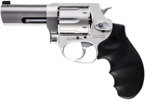 Taurus 856 Ultra-Lite Defender38 Special +P 3" Barrel 6 Shot Matte Finish Stainless Steel Finger Grooved Black Hogue Rubber Grip & Night Front Sight