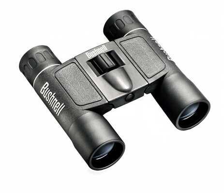 Bushnell Powerview Binocular 12X 25 Compact Roof Prism Black Rubber 11.3Oz 131225