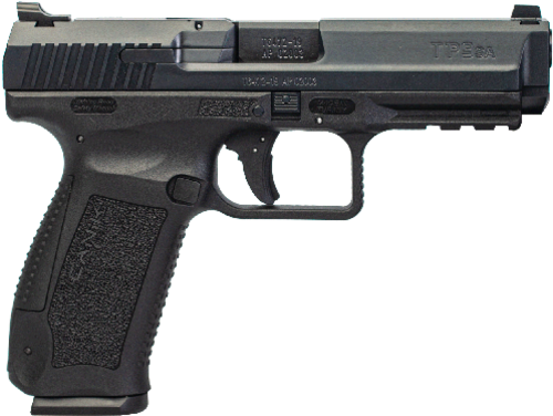 Century Canik TP9SA Mod.2 Pistol 9mm 4.46 in. barrel 18 rd. capacity Warren Tactical sight Polymer stock Black finish