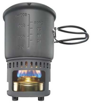 Esbit Alcohol Burner w/985ml Pot, Heat Exchanger E-CS985HA-EX