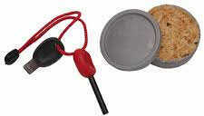 Light My Fire Swedish Firesteel Scout Scout/Tinder Dust Combo, Red S-FS-TD-RED