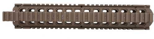Troy Industries Rifle Length Enhanced Drop-In Battle Rail, 12" Flat Dark Earth SRAI-DID-D2FT-00