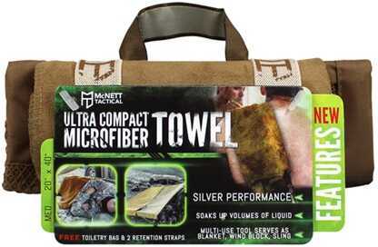 McNett OutGo Microfiber Towel, Medium Coyote 44030