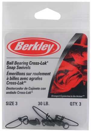 Berkley Ball Bearing Cross-Lok Snap/Swivels Size 3 1012589