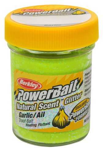 Berkley PowerBait Natural Scent Glitter Trout Bait Garlic, Yellow 1203188