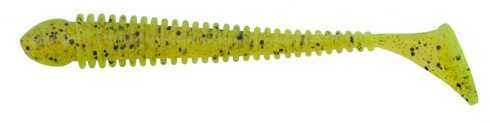 Berkley Havoc Beat Shad, 4" Chartreuse Pepper Red Md: 1291389