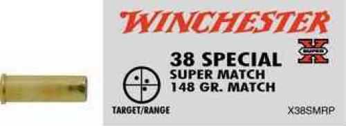 38 Special 50 Rounds Ammunition <span style="font-weight:bolder; ">Winchester</span> 148 Grain Lead