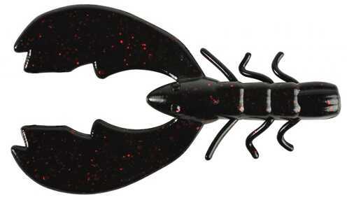 Berkley Powerbait Chigger Craw, 3" Black Red Fleck 1307361