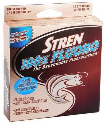 Stren 100% Fluorocarbon Line, Clear/Blue Fluorescent 15 lb, 200