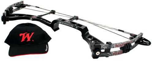 Winchester Archery Quicksilver 31 SS Compound Bow, Right Hand, Black Riser, Camo Limbs 60 lb, 28" Draw Length 1026028RHBKRW