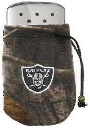 Zippo NFL/Realtree Logo Bag, w/Chrome Hand Warmer Oakland Raiders 40303