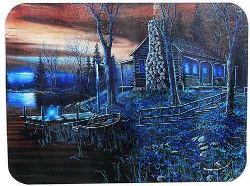 Click to see larger image. Rivers Edge Products Cutting Board Cabin Scene 746