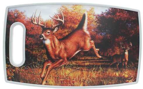 Click to see larger image. Rivers Edge Products Cutting Board Rectangular, Deer 825