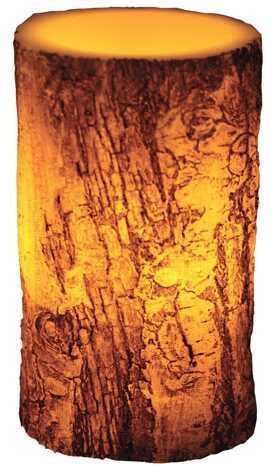 Rivers Edge Products Candle 4"x6" LED Birch Bark 1014