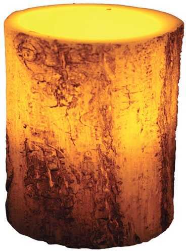 Rivers Edge Products Candle 4"x5" LED Birch Bark 1013