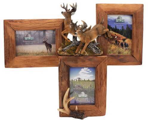 Rivers Edge Products Picture Frame 3 Picture, Deer, Firwood 500