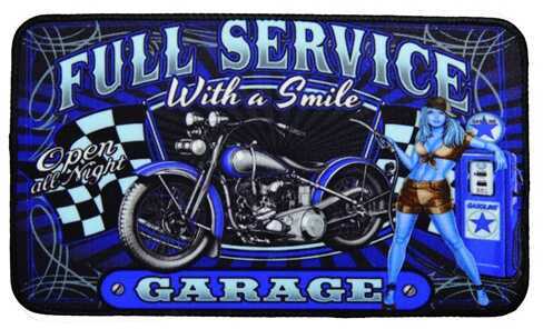 Click to see larger image. Rivers Edge Products Door Mat, 30"x18" Full Service Motorcycle 1875
