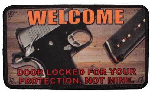 Click to see larger image. Rivers Edge Products Door Mat 30"x18" This Is Locked 1871