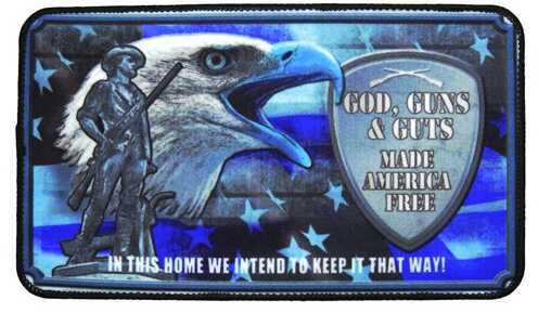 Rivers Edge Products Door Mat, 30"x18" God Guns and Guts 1870