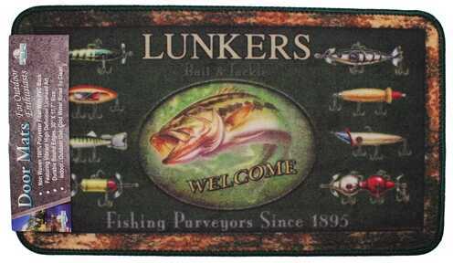 Click to see larger image. Rivers Edge Products Door Mat, 30"x18" Fishing 1866
