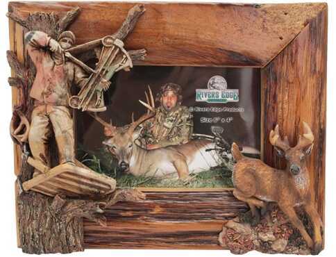 Click to see larger image. Rivers Edge Products Picture Frame Deer/Archer Firwood 258