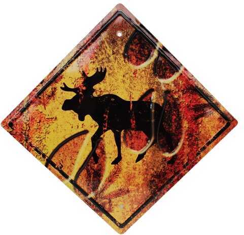 Rivers Edge Products 11.5" x Tin Sign Moose Crossing 1487
