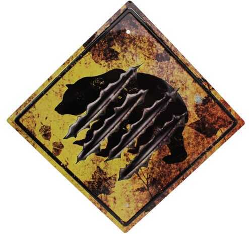 Rivers Edge Products 11.5" x Tin Sign Bear Crossing 1486