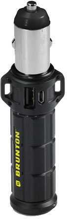 Brunton Torpedo 2800mAh 2x Charge Black F-TORPEDO-BK