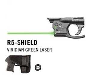 Viridian Weapon Technologies Green Reactor 5 Laser Smith & Wesson M&P Shield Black Includes ECR Compatible Pocket Holster R5-SHI