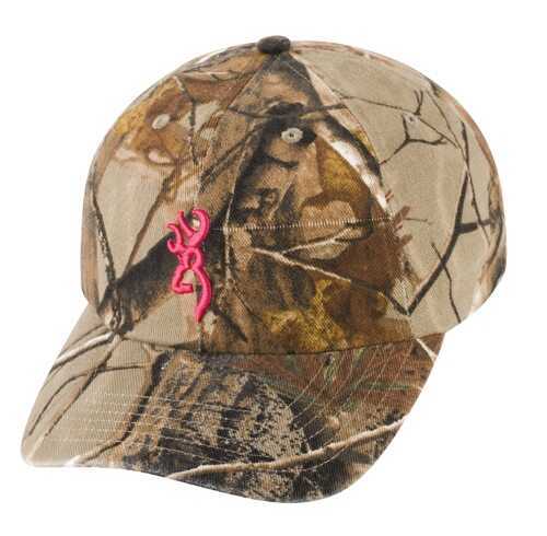 Browning 3D Buckmark Hat For Her Realtree Xtra/Fuchsia Md: 308179242