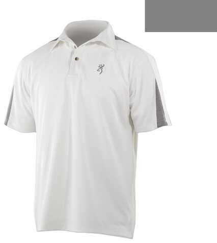 Browning Highline Polo Shirt, Grey Large Md: 3010707903