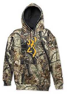 Browning Wasatch Buckmark Hoodie, Realtree Xtra, Large