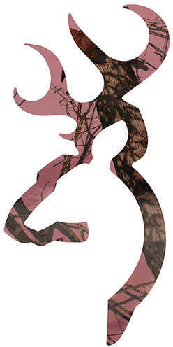 Browning Decal 15" Buckmark Paint Safe, Pink Mossy Oak Break-Up Infinity Md: 3922281526