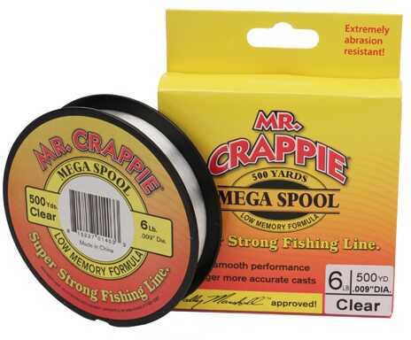 Lew's Mr. Crappie 500 Yard Filler Spool Clear, 6 lb Md: MC6FSCL