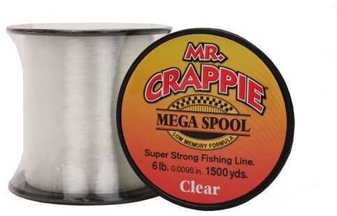 Lew's Mr. Crappie Mega Spools Clear, 6 lb Md: MC6CL