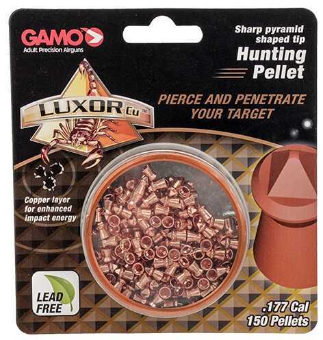 Gamo Luxor Cu Sharp Pyramid Pellets .177 Nose Tin 150 Count 632282054