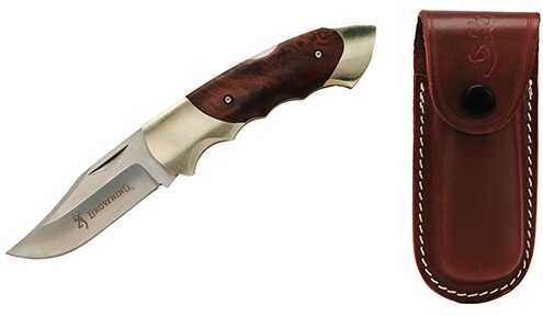 Browning 111 CocoBolo Clip Point LG, Leather Sheath Md: 322111CC