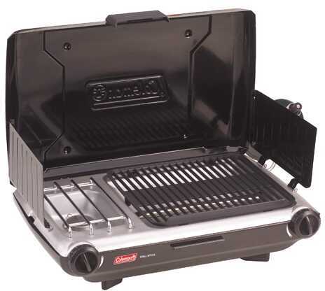 Coleman Grill/Stove, Portable Propane Black Md: 2000004118