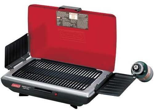 Coleman Grill, Portable Propane, 1 Burner Red/Black Md: 2000004119