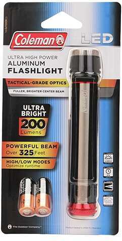 Coleman Flashlight 2AA Ct 20 Aluminum Md: 2000012920