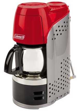 Coleman Coffeemaker Portable Propane Red/Stainless Steel Carafe Md: 2000008430