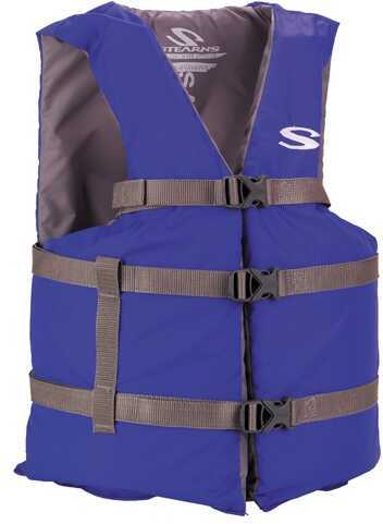 Stearns Adult Classic Boating PFD Oversized, Blue Md: 3000001685