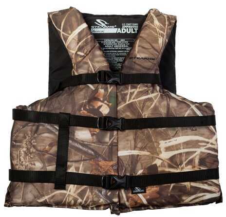 Stearns Adult Classic Boating PFD Universal, Max 4 Camo Md: 3000001693