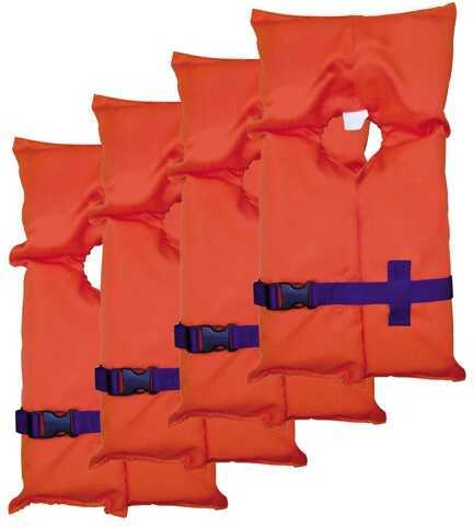 Stearns Adult Type II PFD Orange, Carry Bag, Per 4 Md: 3000001718