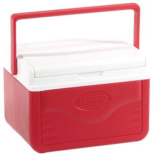 Coleman Cooler, 5 Quart, FlipLid Red Md: 5205A753G