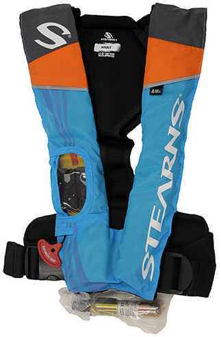 Stearns PFD 1493 Auto/Manual, Inflatable, Blue Md: 2000013886